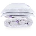 Ver imagem 2 de Capa de Edredom (duvet) Queen 300 Fios Lavanda - Marken Fassi Branco/lilás