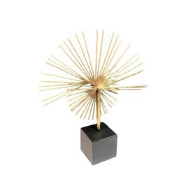 Peça Decorativa Metal Dourado e Preto 37cm VE0030 BTC - 1
