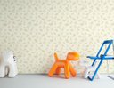 Ver imagem 1 de Papel de Parede Infantil - Animais Bege Arte Destaque 3 Metros