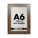 Ver imagem 3 de Kit 4 Porta Retrato 10x15 A6 Apoio Decorativo Moldura Acetato Foto Decor:tabaco