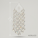 Ver imagem 6 de Luminaria Lustre Pendente Moderno Dourado Grande Cristal Acrilico para Sala