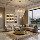 Ver imagem 5 de Luminaria Lustre Pendente Moderno Dourado Grande Cristal Acrilico para Sala