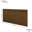 Ver imagem 3 de Conjunto Cabeceira e 2 Mesas de Cabeceira Frisado MDF Ambar Polidoro