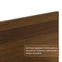 Ver imagem 6 de Conjunto Cabeceira e 2 Mesas de Cabeceira Frisado MDF Ambar Polidoro