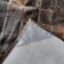 Ver imagem 3 de Tapete de couro marrom café 3,00x3,50 com bordas pç 10x10cm