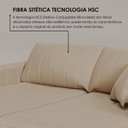 Ver mais imagens de Sofá Cama Retrátil em Madeira Eucalipto e Linho 210cm Uruguai