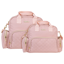 Kit Bolsas Maternidade Griff Baby Luxo Rosé - 1