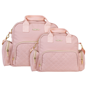 Kit Bolsas Maternidade Griff Baby Luxo Rosé