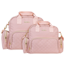 Kit Bolsas Maternidade Griff Baby Luxo Rosé - 1