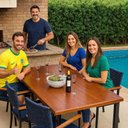 Ver imagem 6 de Conjunto Mesa 8 Cadeiras Externa Brisa Náutica - Solara