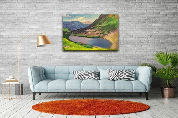 Quadro Decorativo Paisagem Lagoa 993 - 2