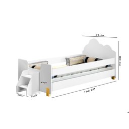 Cama Lorena para Criança Juvenil com Colchão Incluso - 3