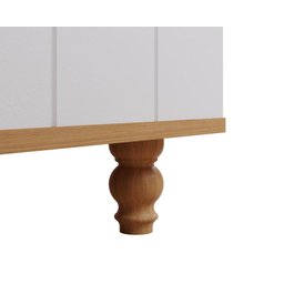 Berco Candy Com 2 Gavetas e Regulagem de Altura 100 % MDF Branco/Nature - 4
