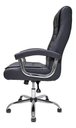 Ver imagem 3 de Cadeira Presidente Monique Big Molas Ensacadas Luxo Clean:preto