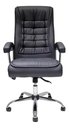 Ver imagem 1 de Cadeira Presidente Monique Big Molas Ensacadas Luxo Clean:preto