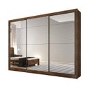 Ver imagem 2 de Guarda-Roupa Casal com Espelho 3 Portas 6 Gavetas Passion Espresso Móveis