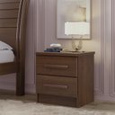 Ver imagem 1 de Mesa de Cabeceira 2 Gavetas com Tampo MDF Zeus