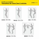 Ver imagem 2 de Cabeceira Cama Box Solteiro Greta 90cm com Frame Bege