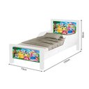 Ver imagem 2 de Mini Cama Infantil Adesivada Princesas Branco