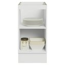 Ver imagem 5 de Balcão de Cozinha 40 cm 1 Porta (sem Tampo) Branco/Crema Vik Madesa