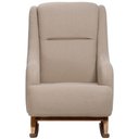 Ver imagem 3 de Poltrona de Amamentação com Balanço Base Nina Fábula D02 Bouclê Marrom Claro B-122 - Lyam Decor