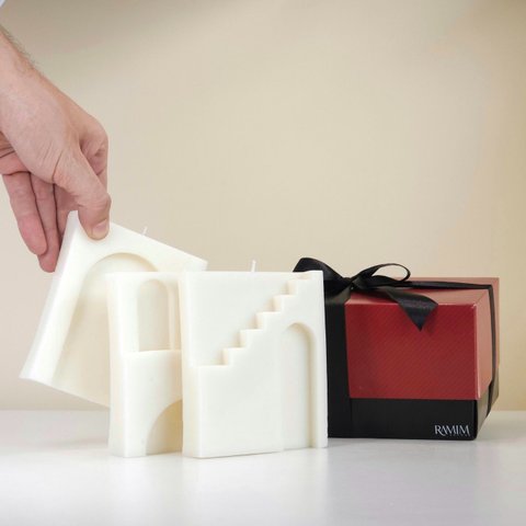 Kit de Velas Decorativas Urban Architectures para Presente