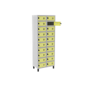 Ver imagem 1 de Armário Porta Objetos De Aço 20 Portas Amarela