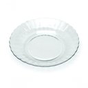 Ver imagem 1 de Kit Jogo Pratos Fundo Sopa Transparente 10 Peças 22,4cm