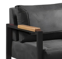 Ver imagem 3 de Kit 2 Poltronas Decorativa para Sala Recepção Estilo Industrial Ipanema