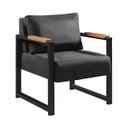 Ver imagem 2 de Kit 2 Poltronas Decorativa para Sala Recepção Estilo Industrial Ipanema