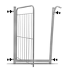 Portãozinho Grade Segurança Pet Ou Bebê Extensor Prata - 1