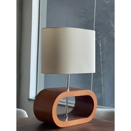 Luminária Abajur de Mesa Wood em Madeira Moderno Premium - 2