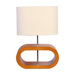 Luminária Abajur de Mesa Wood em Madeira Moderno Premium - 3