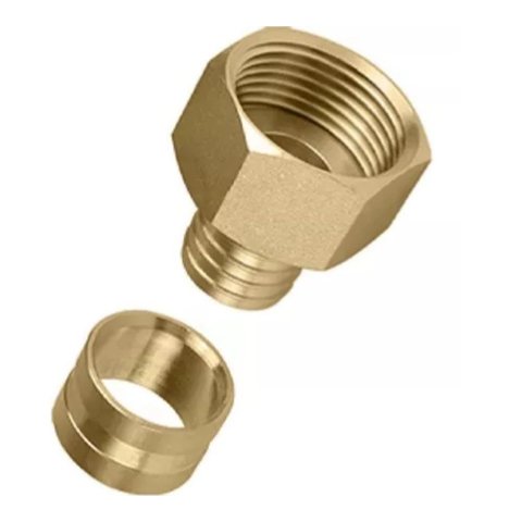 Conector Fixa Fêmea Pex Água 20x3/4"kit C/ 50-emmeti