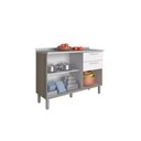 Ver imagem 2 de Balcão Cozinhas Itatiaia Star SEM TAMPO - 3 Portas e 2 Gavetas - Aveiro c/ Branco
