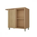 Ver imagem 2 de Balcão Canto Dir Esq 1 Porta Nesher Condessa 93x52cm MDF