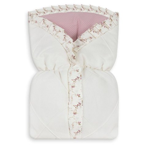 Saco de Bebê Nervura - Floral Ferrugem