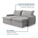 Ver mais imagens de Sofá Cama Reclinável sem Caixa 180cm Sevilha
