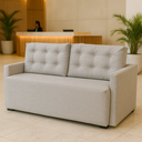 Ver imagem 4 de Sofá 2 Lugares 1,70m Atrium Luxo Recepção Escritório:cinza