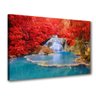 Quadro Decorativo Paisagens Lago Azul Floresta Viva - 1