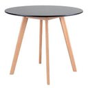 Ver imagem 2 de Mesa de Jantar Redonda Leda 80 cm Preta
