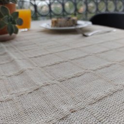 Toalha de Mesa Algodão Cru Luxo Retangular 1,50 X 2,20 - 2