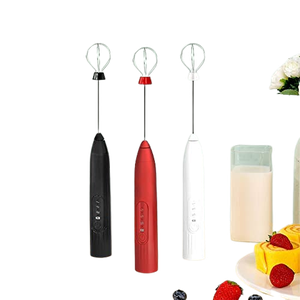 Misturador Batedor Bebidas Ovos CAPUCCINO Recarregável Usb Mini Mixer: BRANCO