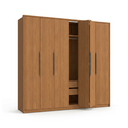 Ver imagem 2 de Guarda Roupa Casal 6 Portas Camarão com 4 Gavetas 259x232cm Elegance Canela