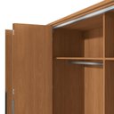 Ver imagem 6 de Guarda Roupa Casal 6 Portas Camarão com 4 Gavetas 259x232cm Elegance Canela