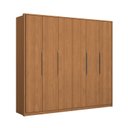 Ver imagem 2 de Guarda-Roupa Casal 6 Portas Camarão 4 Gavetas Elegance Marrom/Canela