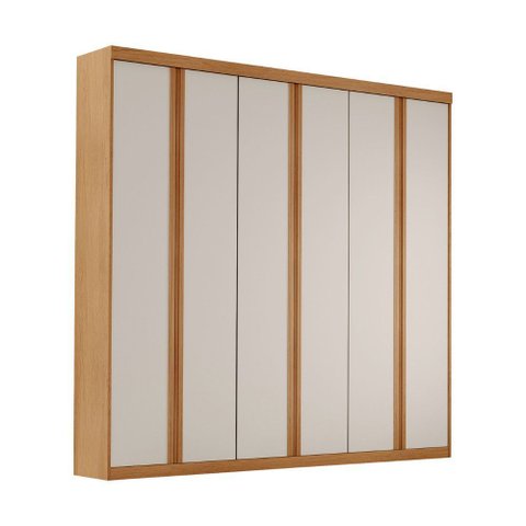 Guarda Roupa Casal Boston 6 Portas e 4 Gavetas Mdf Moderna