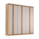 Ver imagem 1 de Guarda Roupa Casal Boston 6 Portas e 4 Gavetas Mdf Moderna