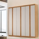 Ver imagem 2 de Guarda Roupa Casal Boston 6 Portas e 4 Gavetas Mdf Moderna