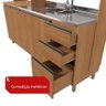 Cozinha Compacta Luna com Cuba de Pia Kappesberg 3 Peças Canela - 5